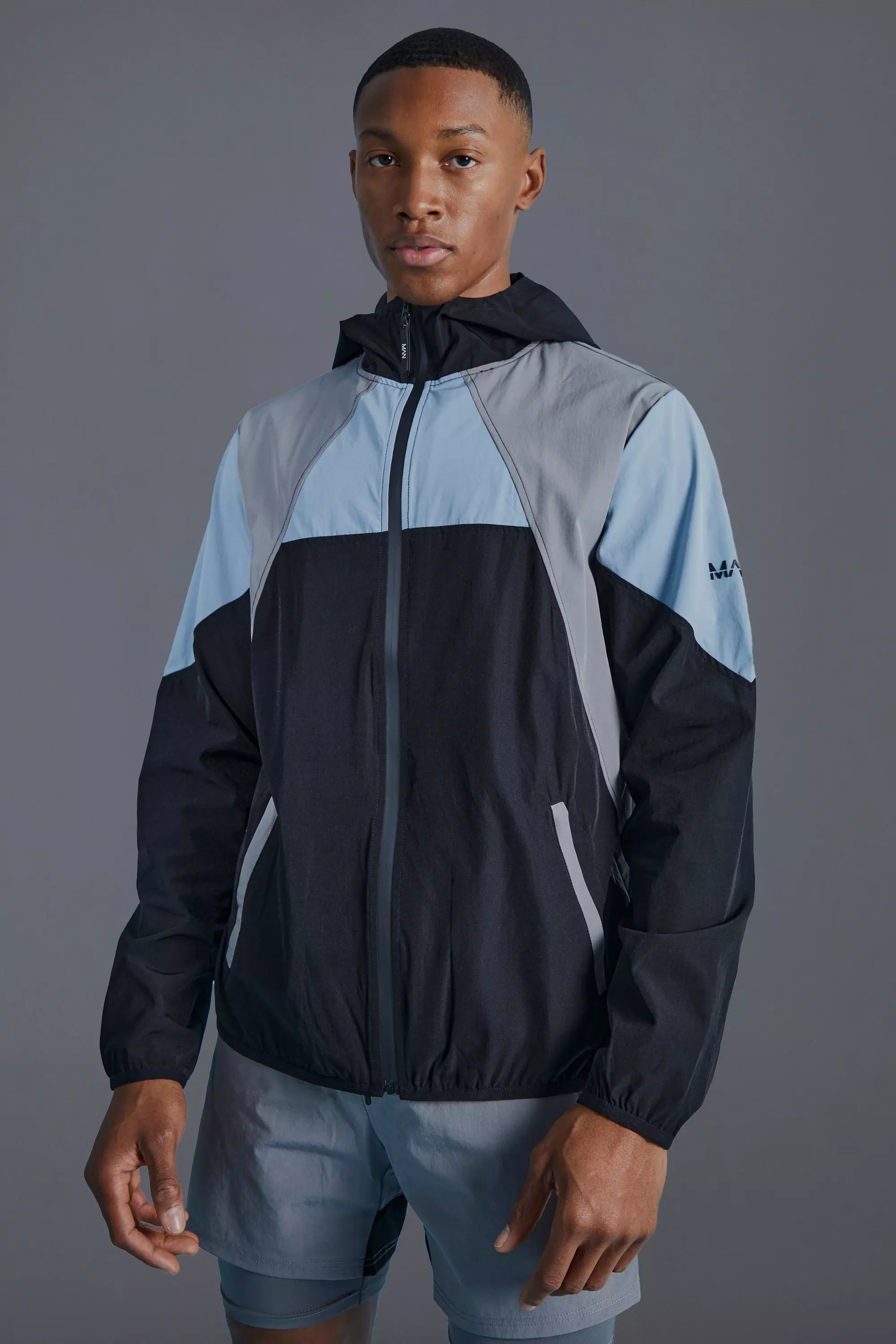 Panelled windbreaker store
